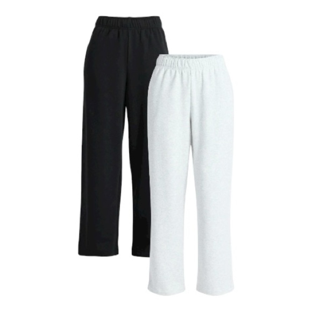 Women’s Black and White Pants Set
